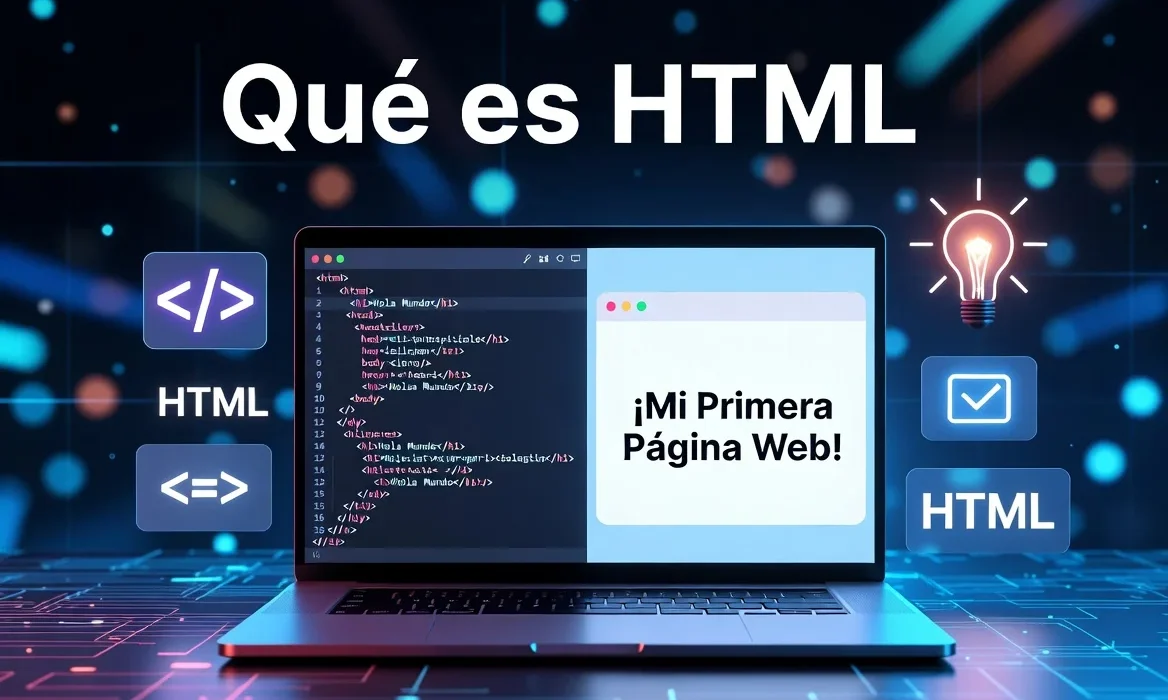 Qué es HTML y cómo crear tu primera página web desde cero