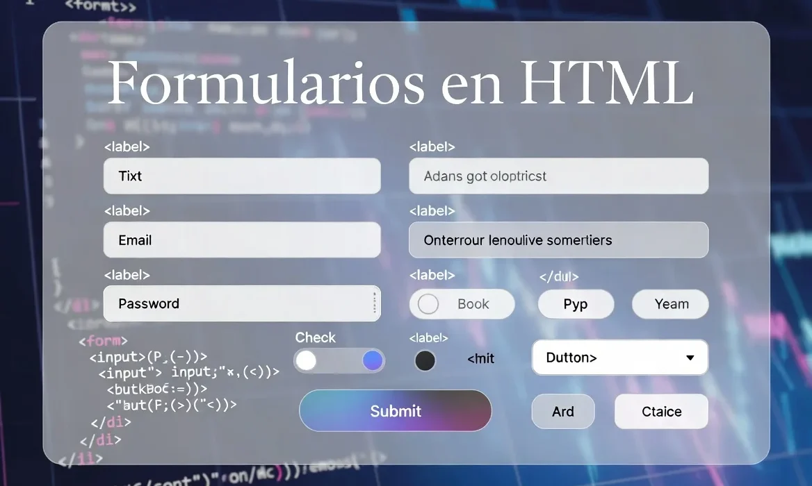 Formularios en HTML: etiquetas, inputs, métodos y ejemplos básicos