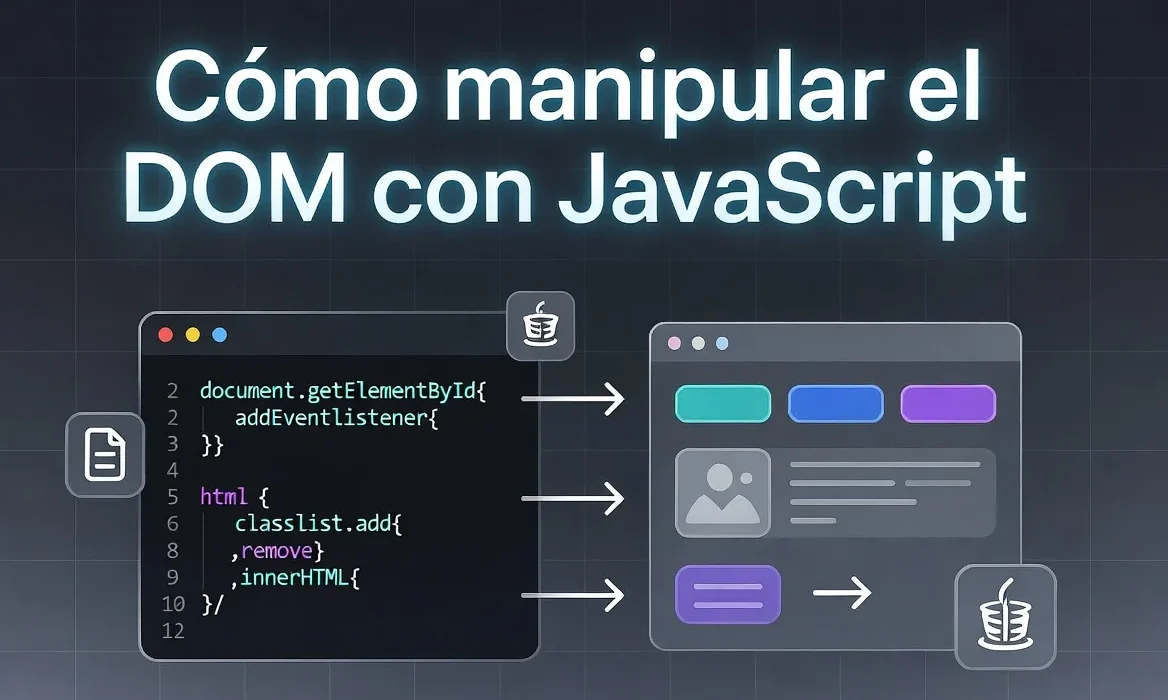 Cómo manipular el DOM con JavaScript