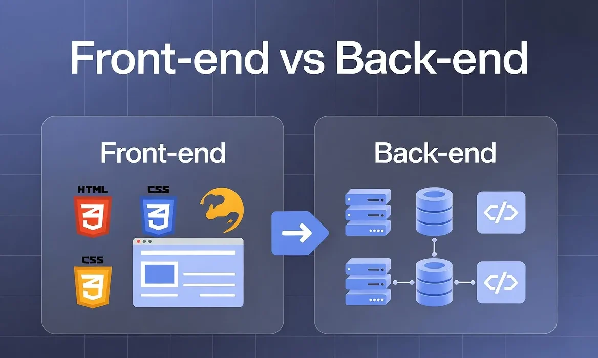 Front-end y Back-end: qué son y cuál es la diferencia