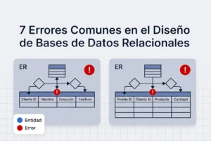 7 errores comunes en el diseño de bases de datos relacionales