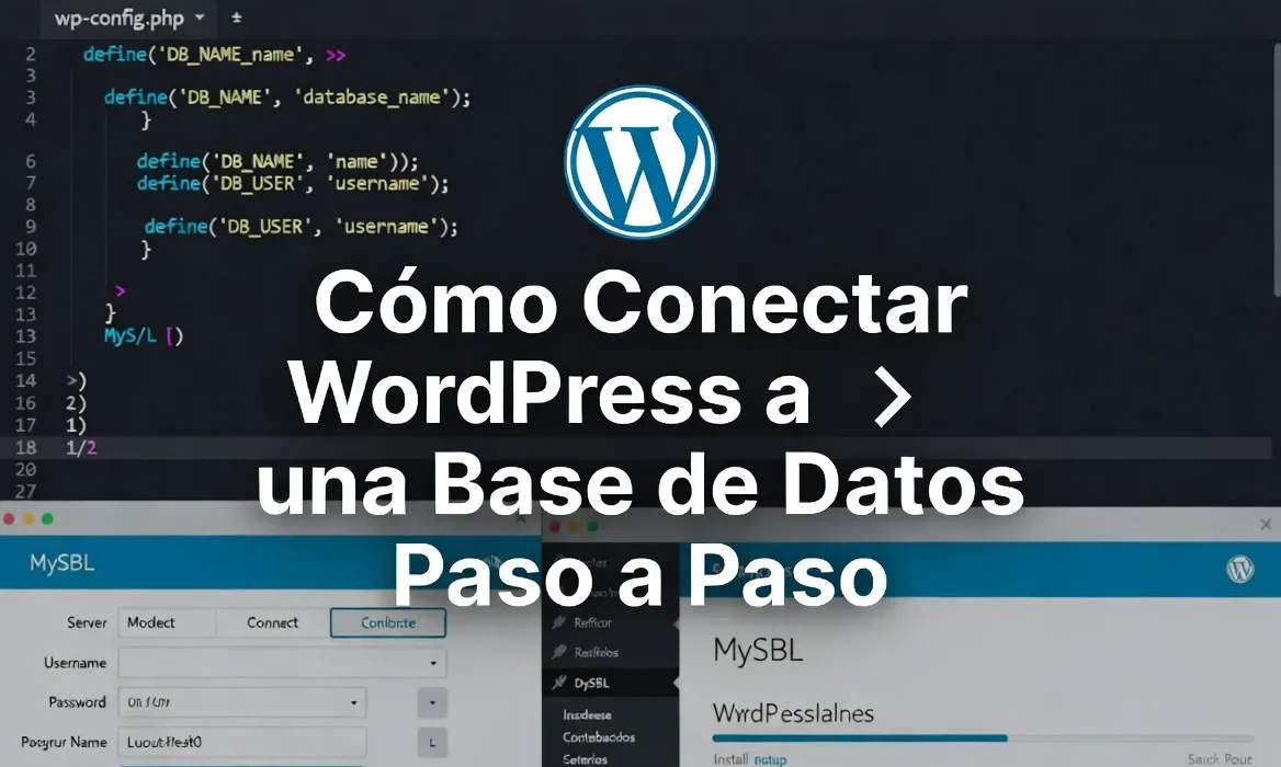 Cómo conectar WordPress a una base de datos paso a paso